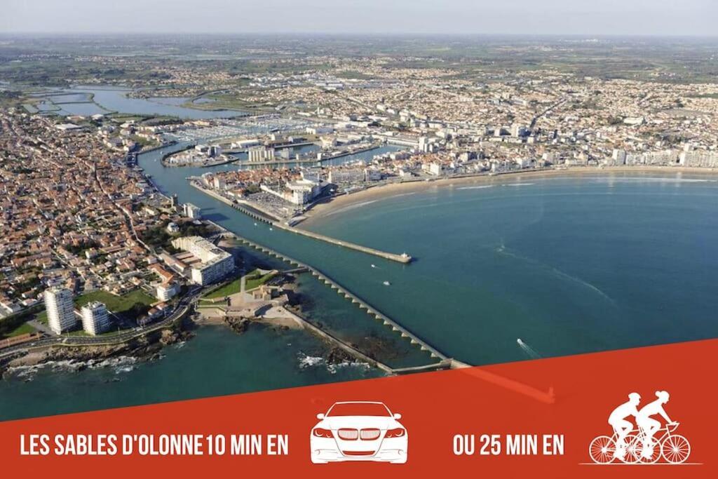 "L'Harmonie" Appartement Cosy 4 Personnes, Vue Golf, Wifi Gratuit Talmont-Saint-Hilaire Buitenkant foto